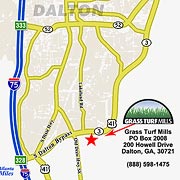Dalton, Georgia Map